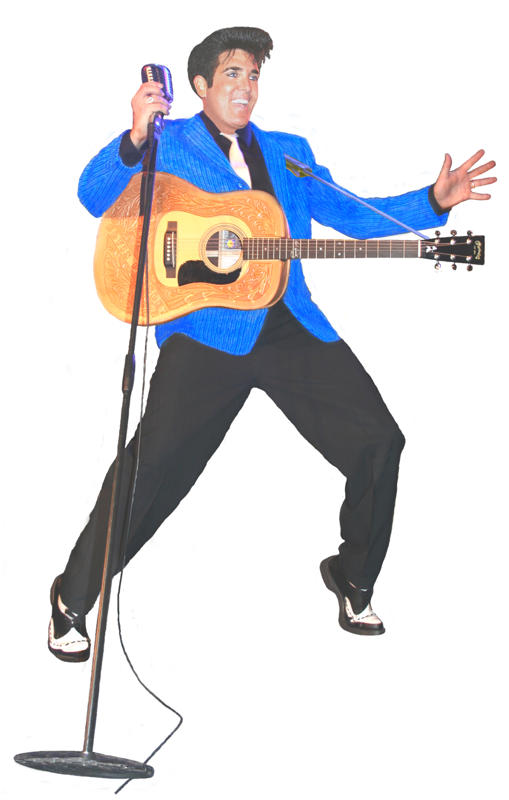 Elvis - Scot blue jacket